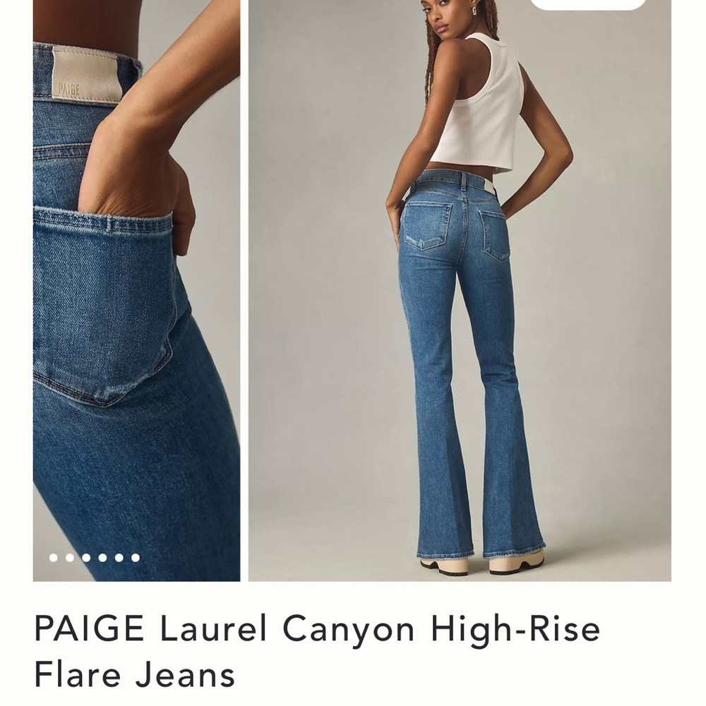 PAIGE Laurel Canyon High-Rise Flare Jeans